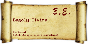 Bagoly Elvira névjegykártya